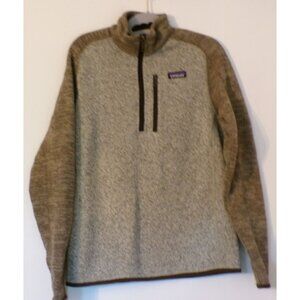 Patagonia Mens Small Lightweight‎ Quarter-Zip Fleece Pullover